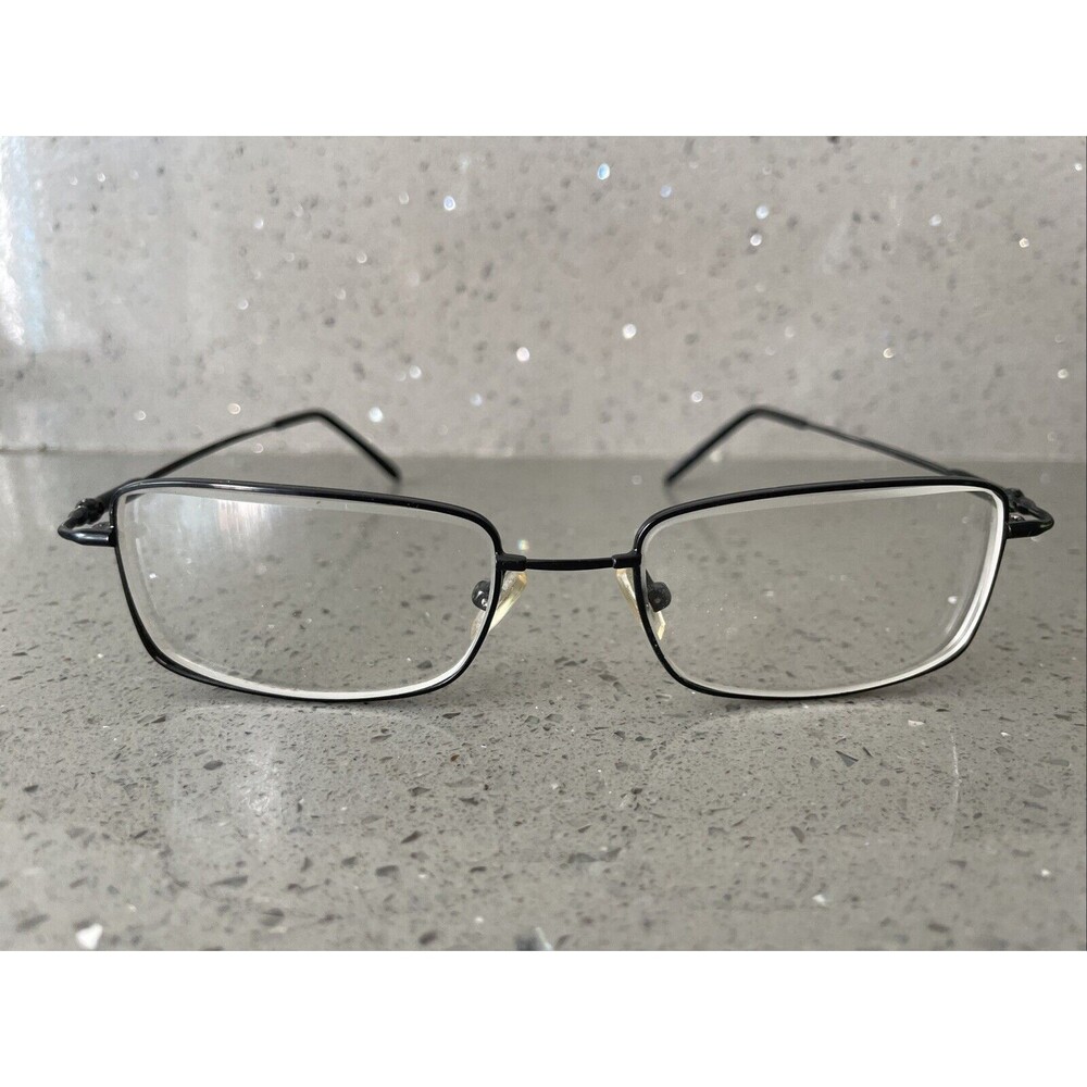 Flexion Eyeglasses FRAMES ONLY Wire Full Rim black Square F005 51-19-135 Italy